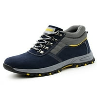 Welliumiy muški radne cipele čelične nožne sigurnosne čizme, teške industrijske čizme Radno planinarske
