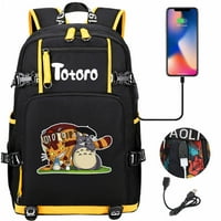Bzdaisy USB 15 '' Laptop ruksak W Moj susjed Totoro - savršen za školsku djecu Unise za djecu Teen