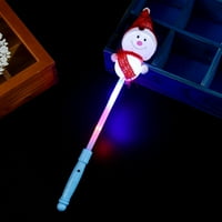 Svijetla boja slatki božićni snjegović sjajni štap štapić WIND svjetlosni zabava Xmas opskrbljuje jasan
