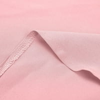 Jophufed ženske ljetne košulje Zip Casual Tunic V-izrez za bluzu V-izrez The Majica na poklonima za