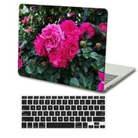 Kaishek kompatibilan MacBook Pro S slučaj - rel. Model A2141, plastična futrola tvrdog školjka + crna poklopac tastature, ruža serija 0431