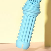 Juliy Dog žvakaća igračka živopisna boja Kreativna oblika Boja otporna na gumu masaža Groove Dizajn