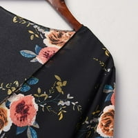 Kimonos Cardigan za ženska plus veličina Ležerna modna ljetna ispisa Labavi pijesak sunčana za sunčanje