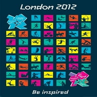 Londonski olimpijski leminirani plakat