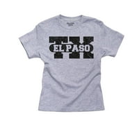 Elpaso, Texas t Classic City State Sign Majica Sive majica