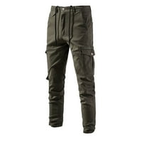 Ketyyh-Chn muške teretne hlače Ležerne prilike višestruki džepovi na otvorenom ravno tipom fitness hlače