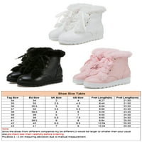 Daeful Women SBoots Fau Fur Winter Boot plišani obloženi skriveni klinovi za klizanje otporne na