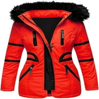 Cocopeuent ženski topli zimski kaput srednja duljina duga puffer prekrivana jakna modna zgušnjavala