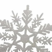 Dido plastični božićni ukrasi za snježne pahulje sitni pjenušava sekfica svjetlo snijeg na string vjenčani