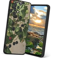 Old-Botanical-BlackBerries-Paint-Card-Fine-Art-Art Telefon za telefon, deginirani za Samsung Galaxy