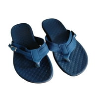 Crocowalk ženske ravne sandale Ljeto Flip flops sklizne na tangima dama slajdova dnevno udobne papuče na plaži plava 4.5