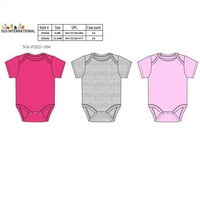 Sweet & Soft Baby Girls Bodysuits, pune boje - veličina - po - slučaj od 24