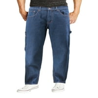 Muški stolarski rad Jeans HAMMER petlje opuštene fit povremene pamučne pantalone