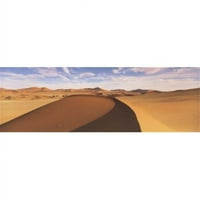 Panoramske slike Peščane dine u aridnom pejzažu Namib pustinjski pustinjski susret posteri na namibiju