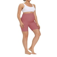 Diconna ljetna prozračna puna boja visoki struk Fitness gusarske kratke hlače Materinske pantalone