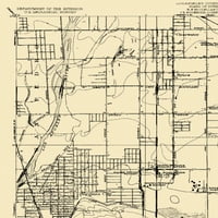 Mapa Topo - Clearwater California Quad - USGS - 27. - Sjajni satenski papir