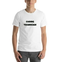 2xl tehničar za kodiranje zabavnog stila kratkog rukavskog pamučnog majica s nedefiniranim poklonima