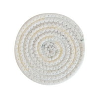 Kuhinjska pamučna izolacijska mat obrok u tkanim protuudiranjem stolne mat zdjele nordic jednostavna lot mat pamučna prostirka