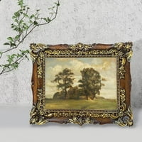 Resin foto okvir isklesan antikni ukras za dom dekor vjenčano drvo