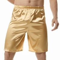 Ljetna ušteda, Poropl Casual Sport Elastični struk Pajama Muškarci Aktivni kratke hlače Žuto veličine 10