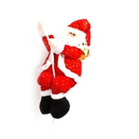 Božićni Santa Claus Decor Home ured Penjanje na konop za viseći ukras