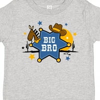 Inktastični kauboj Big Bro poklon mališana dječaka djevojka majica