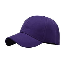 Modna čvrsta boja za bejzbol kapa par zakrivljenih streha šešir za šešir za sunčanje ljubičasta jedna