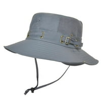 Vanjski ljetni ribolovni šeširi Muškarci protiv UV zračenja prozračna pješačka plaža kašika šešir muški