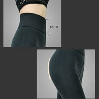 Zadebljanje mršavih čarapa Jesenske zimske tople čarape hlače velike veličine prozračnih tankih tankog pojačanih pateza za žene za žene djevojke