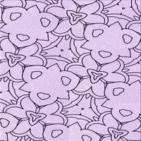 Ahgly Company u zatvorenom trgu uzorkirali su Rich Lilac Purple Prostirke, 4 'kvadrat