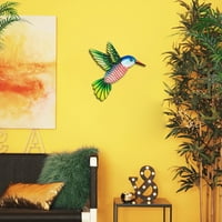 Njspdjh Gardening Decoration Privjesak umjetnički zidni viseći znak Posebna hummingbird Početna Privjesak