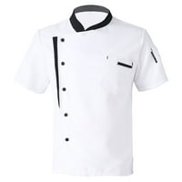 Alvivi muškarci Chef jakna Kuhinjski uniformni vrhovi Hotel Restoran Radne odjeće M-4XL