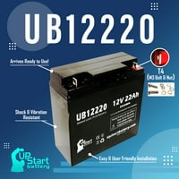 - Kompatibilna crna i palubna baterija - zamjena UB univerzalna zapečaćena olovna kiselina baterija