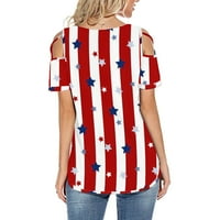 FVWitlyh T majice za žensku majicu s dugim rukavima Pamučna ženska majica Redovna kluba Plain Loose