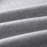 Rollbacks ženska modna dukserica pulover vrpce vrhovi prugasti patchwork casual comfy ženska dukserica Trendy odjeća za žene sivi xl