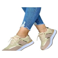 Ženske tenisice čipke čipke za šetnju cipela za patchwork casual cipele Ženske prozračne stane žene