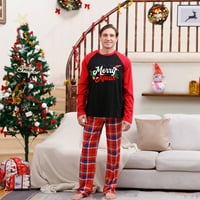 Xmarks Usklađivanje obiteljske božićne pidžame postavlja božićno stablo tee i plet donje pJ