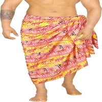 Bay Muška kupaonica kupaonica sa kupaćim odijelom sarong pareo omotaj jednu veličinu trešnja, palma