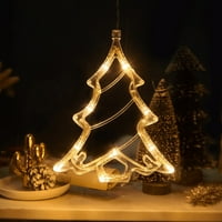 Božićne LED svjetla visi pobednika sa usisnim čašicom za ukrašavanje Xmasa