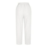 Posteljine hlače plus veličina Žene Ljetne modne labave oprezne balne hlače do 65% popusta