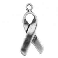 Sterling srebrna 7 šarm narukvica sa priloženim mini rakom dojke AWANLESS RIBBON Charm
