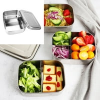 Sanwood rešetke nehrđajućeg čelika prijenosna hrana za prehrambene kontejnere Student Bento ručak