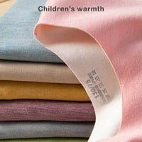Wollično dječja pidžama postavljena prijenosna unise dugih rukava okrugli vrat toplo čuvanje zimskog