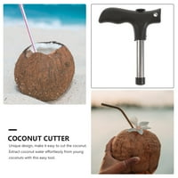 Pribor za otvaranje otvarača od nehrđajućeg čelika za otvaranje kokosa za kokosovo sok za vodu otvoren