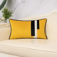 Dekorativni jastuk za bacanje sa krpom Teksturom Teksture Patchwork Case Moderna jastučnica za kauč