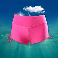 Ženske plitke kratke hlače na plaži Kratki atletski kupaći kostim bikini dno non ne vide kroz jogu vežbanje