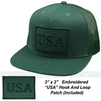 Antourage American zastava Standardni vizir izgrađen mrežica snapback šešir + patriotski zakrpe
