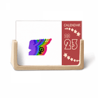 Desni diferencijacija Identitet Rainbow Equaly Desk Kalendar Desktop Dekoracija