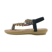 Sandale za žene Dressy ljetni boemski T-remen Flip flop Thong sandale žene Ženske slatke udobne sandale