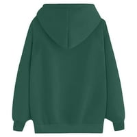 Zpanxa Zimska ušteda Ženska moda Dukseri za božićne printere Labavi džep dugih rukava Ležerne pulover